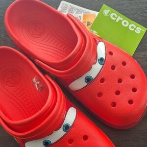 CROCS Kids Bright Red Character Slippers